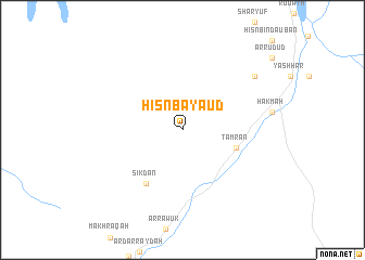 map of Ḩişn Baya‘ud