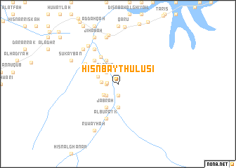 map of Ḩişn Bayt Ḩulūsī