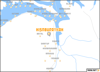 map of Ḩişn Buraykah