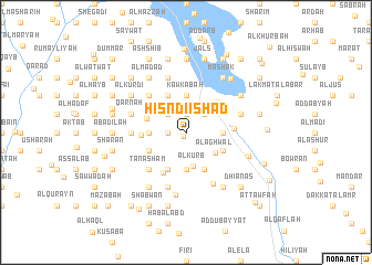 map of Ḩişn Di Ishad