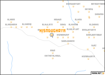 map of Ḩişn Dughaym