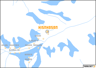 map of Ḩişn Ḩasan