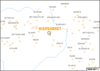 map of Ḩişn Shamāt