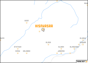 map of Ḩişn Wasaʼa