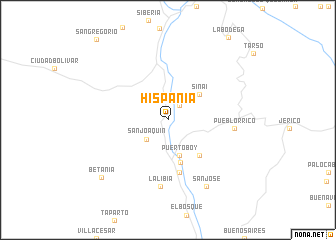 map of Hispania