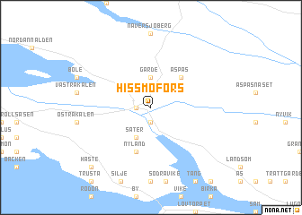 map of Hissmofors