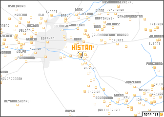 map of Hīstān