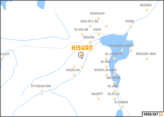 map of Hiswān