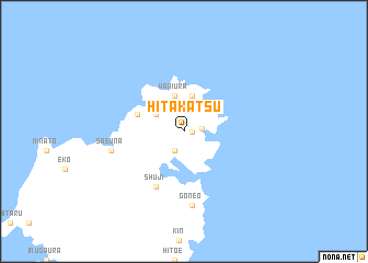 map of Hitakatsu