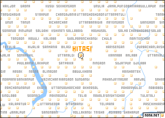 map of Hitāsi