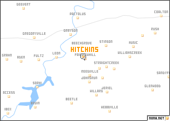 map of Hitchins