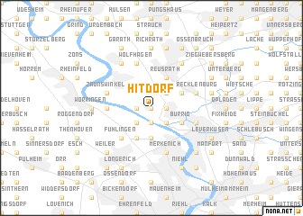 map of Hitdorf