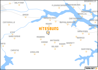 map of Hitesburg