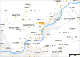 map of Hites