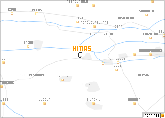 map of Hitiaş