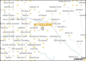 map of Hitigegama