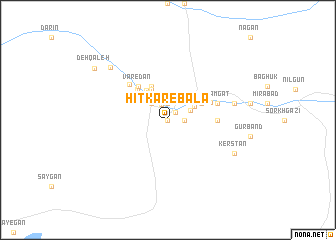 map of Hītkar-e Bālā