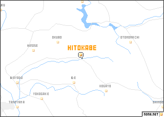 map of Hitokabe