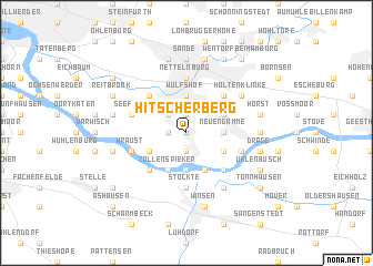 map of Hitscherberg