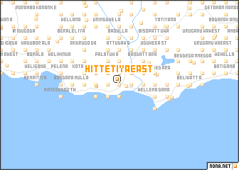 map of Hittetiya East