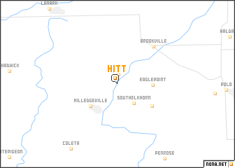 map of Hitt