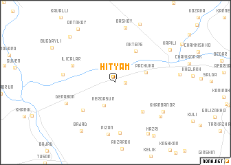 map of Hityām