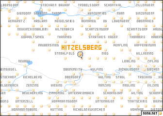 map of Hitzelsberg