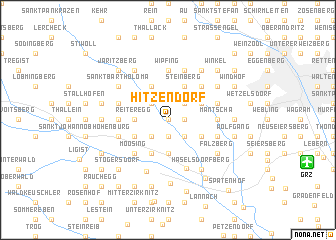 map of Hitzendorf