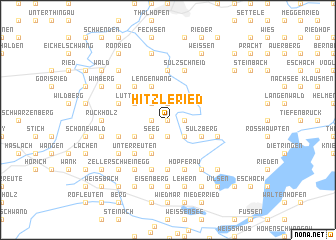 map of Hitzleried