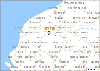 map of Hitzum