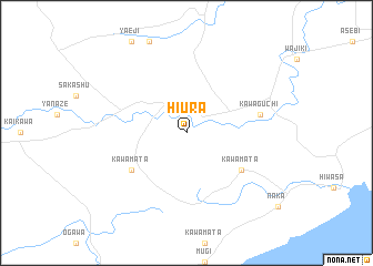 map of Hiura