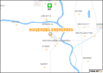 map of HiVue Mobile Home Park