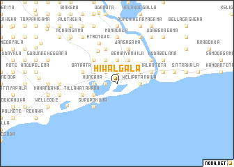 map of Hiwalgala