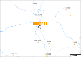 map of Hiwannee