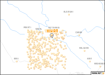 map of Hiwan