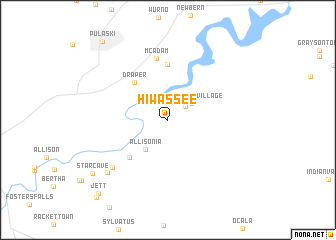 map of Hiwassee