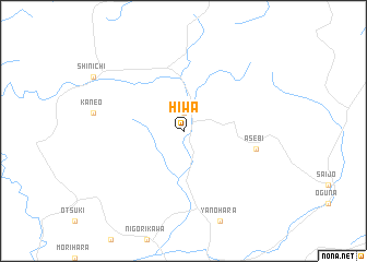 map of Hiwa