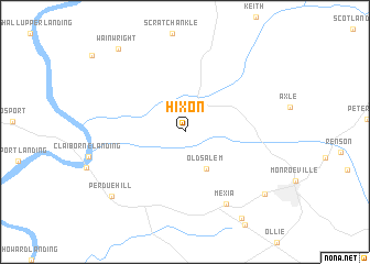 map of Hixon