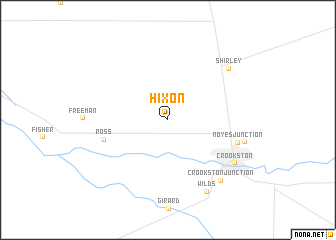 map of Hixon