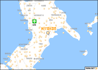 map of Hiyakon