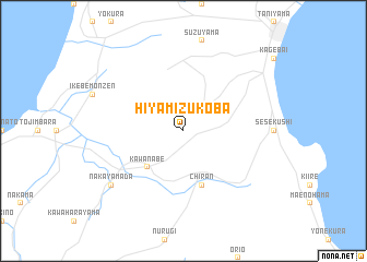 map of Hiyamizukoba