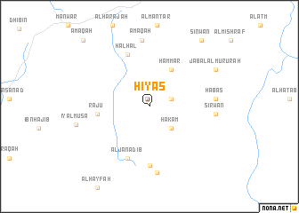 map of Hiyās