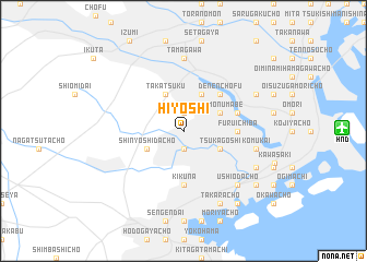 map of Hiyoshi
