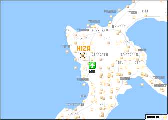 map of Hiza