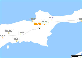 map of Hızırşah