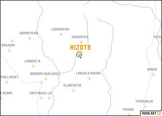 map of Hizote