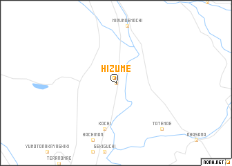 map of Hizume