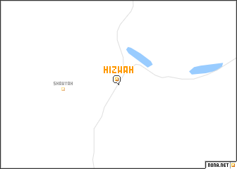 map of Ḩizwah