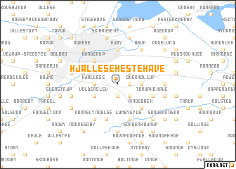 map of Hjallese Hestehave