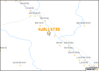 map of Hjällstad